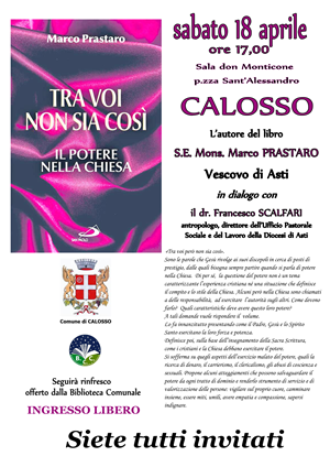 Presentazione libro "Tra voi non sia così - il potere nella Chiesa"