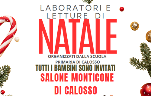 Laboratori e letture di Natale organizzati dalla Scuola Primaria di Calosso